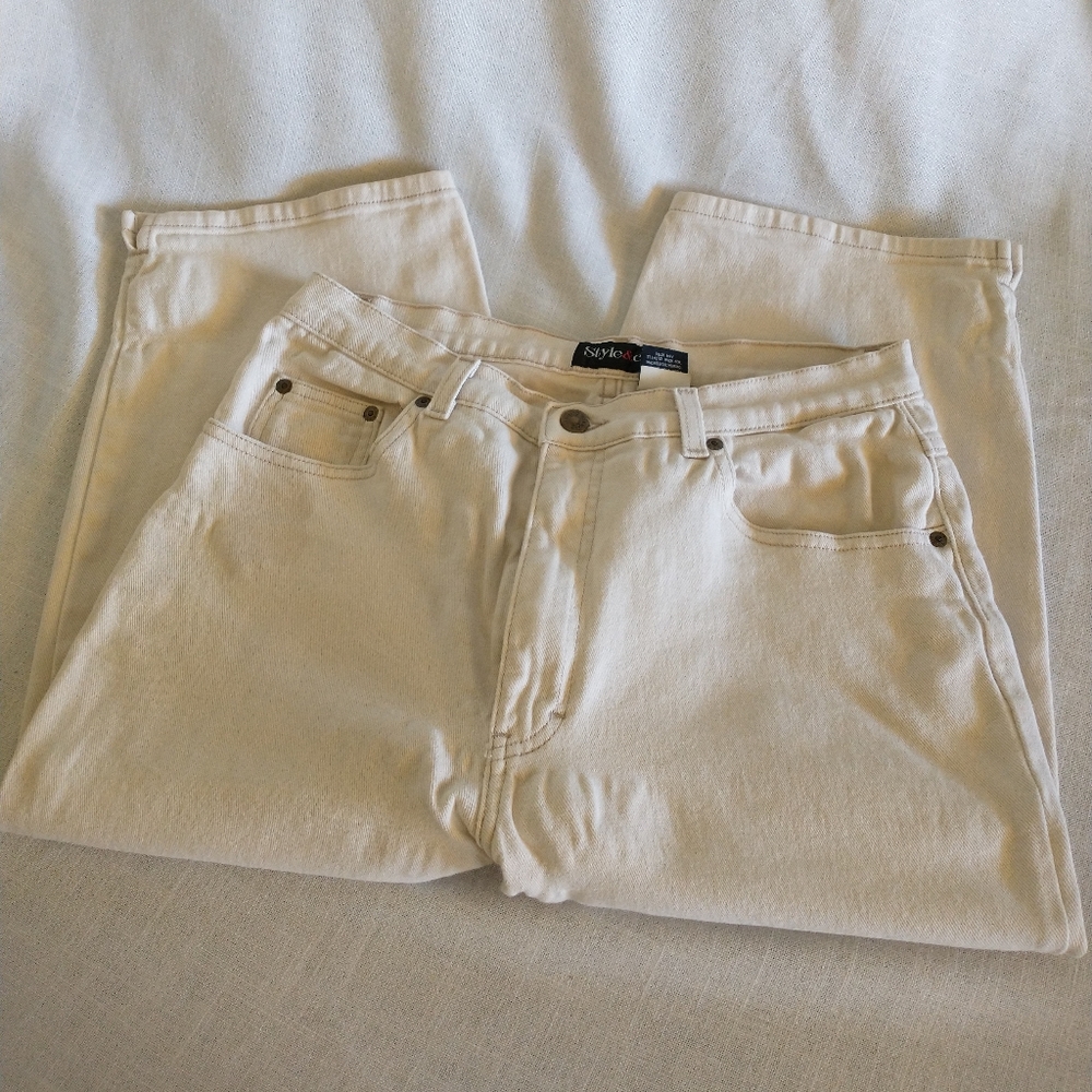 Capri Pants - off white, by Style & co. Size 12